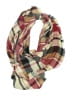 Unbranded Plaid Burgundy Red Scarf One size - photo 1