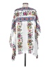 Johnny Was 100% Silk White Kimono Size Sm - Med - photo 2