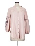 Fig and Flower 100% Polyester Pink 3/4 Sleeve Blouse Size S - photo 1