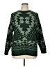 wonderly Print Green Pullover Sweater Size 1X - photo 1