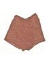 Papermoon 100% Rayon Tweed Red Shorts Size S - photo 1