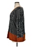 Weekend Suzanne Betro Animal Print Gray Pullover Sweater Size XL - photo 5