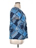Assorted Brands Blue Short Sleeve Blouse Size 1X - photo 4