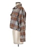 Obey 100% Cotton Plaid Brown Long Sleeve Button-Down Shirt Size M - photo 5