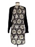 Collective Concepts 100% Polyester Paisley Black Casual Dress Size M - photo 2