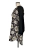 Collective Concepts 100% Polyester Paisley Black Casual Dress Size M - photo 5