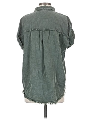 Blue Rain Denim Skirt (view 2)