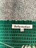 Reformation 100% Viscose Green Long Sleeve Blouse Size XS - photo 4