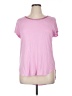 PREMISE Pink Short Sleeve Top Size XL - photo 1