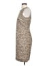 J.Crew Factory Store 100% Cotton Animal Print Tan Cocktail Dress Size 2 - photo 5