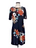 Assorted Brands Tropical Blue Casual Dress Size S - photo 1