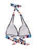 Unbranded Stripes Blue Swimsuit Top Size L - photo 2