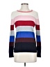 Talbots Stripes Multi Color White Turtleneck Sweater Size S - photo 1