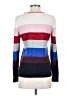 Talbots Stripes Multi Color White Turtleneck Sweater Size S - photo 2
