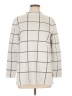 Ann Taylor LOFT Checkered-gingham Ivory Turtleneck Sweater Size L - photo 1