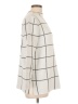 Ann Taylor LOFT Checkered-gingham Ivory Turtleneck Sweater Size L - photo 4