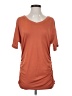 Ekouaer Orange Short Sleeve Top Size S - photo 1