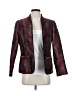 Coldwater Creek 100% Polyester Plaid Burgundy Blazer Size XS - photo 1