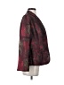 Coldwater Creek 100% Polyester Plaid Burgundy Blazer Size XS - photo 4