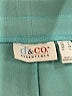 D&Co. Solid Teal Casual Pants Size M - photo 7