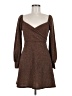 Lush Tweed Brown Cocktail Dress Size M - photo 1