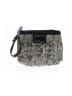 Nine West Tweed Silver Black Wristlet One size - photo 1
