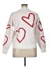Chic Wish 100% Acrylic Hearts White Pullover Sweater Size XL (estimated) - photo 2