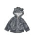 Carter's 100% Polyester Blue Gray Zip Up Hoodie 6-9 MO / 9 MO - photo 1