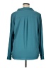 NYDJ 100% Polyester Teal Long Sleeve Blouse Size XL - photo 2