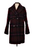 Sam Edelman Plaid Burgundy Coat Size S - photo 1