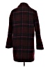 Sam Edelman Plaid Burgundy Coat Size S - photo 2
