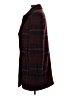 Sam Edelman Plaid Burgundy Coat Size S - photo 5