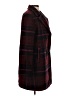 Sam Edelman Plaid Burgundy Coat Size S - photo 4