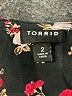 Torrid Black 3/4 Sleeve Blouse Size 2X Plus (2) - photo 3