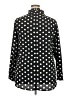Verona 100% Polyester Polka Dots Black Long Sleeve Blouse Size 3X - photo 2