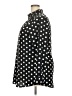 Verona 100% Polyester Polka Dots Black Long Sleeve Blouse Size 3X - photo 5