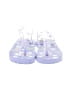 Unbranded Graphic White Purple Flip Flops Size 9 - 10 Kids - photo 2