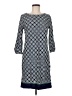 Talbots Argyle Teal Casual Dress Size 8 - photo 1