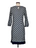 Talbots Argyle Teal Casual Dress Size 8 - photo 2