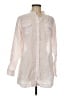 Chico's 100% Ramie Pink Long Sleeve Button-Down Shirt Size Med (1) - photo 1