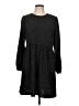 POPSUGAR 100% Polyester Polka Dots Black Casual Dress Size L - photo 1