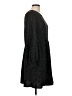 POPSUGAR 100% Polyester Polka Dots Black Casual Dress Size L - photo 4