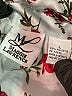 Maggie Lawrence Print Silver Long Sleeve Blouse Size L - photo 7