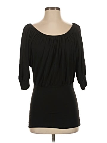 Bordeaux 3/4 Sleeve Top (view 1)