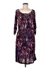 NY Collection Print Purple Cocktail Dress Size M - photo 1