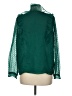 Ann Taylor LOFT 100% Polyester Green Long Sleeve Blouse Size M - photo 2