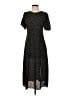 Zara Polka Dots Black Casual Dress Size S - photo 1