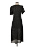Zara Polka Dots Black Casual Dress Size S - photo 2