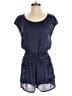 H&M 100% Polyester Solid Blue Romper Size 4 - photo 1