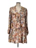 Unbranded 100% Polyester Paisley Brown Casual Dress Size L - photo 1